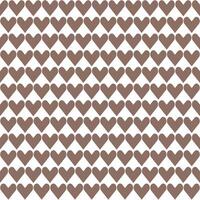 Brown heart pattern. Heart vector pattern. Heart pattern.  Seamless geometric pattern for clothing, wrapping paper, backdrop, background, gift card, decorating.