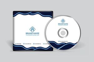 Modern professional CD cover design vector