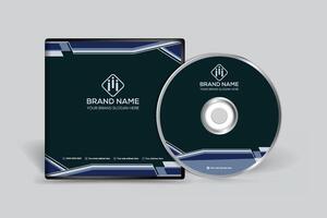 Modern professional CD cover design vector