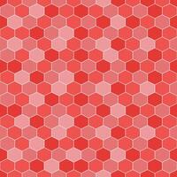 Red honeycomb pattern. Honeycomb vector pattern. Honeycomb pattern.  Seamless geometric pattern for floor, wrapping paper, backdrop, background, gift card, decorating.