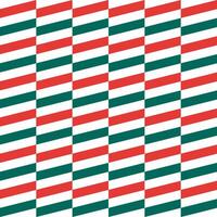 Red and green oblique line pattern. seamless pattern. tile background Decorative elements, floor tiles, wall tiles, gift wrapping, decorating paper. Christmas decoration. vector