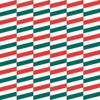 Red and green oblique line pattern. seamless pattern. tile background Decorative elements, floor tiles, wall tiles, gift wrapping, decorating paper. Christmas decoration. vector