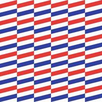 Red and blue oblique line pattern. seamless pattern. tile background Decorative elements, floor tiles, wall tiles, gift wrapping, decorating paper, 4th of july vector