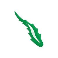 Aloe Vera Logo, Green Plant Health Design, Vector Illustration Symbol