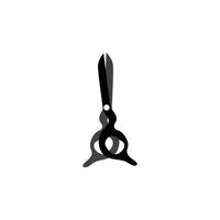 Scissors Logo, Cutting Tools Vector, Barbershop Razor Scissors Simple Design, Illustration Template Icon vector