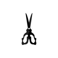 Scissors Logo, Cutting Tools Vector, Barbershop Razor Scissors Simple Design, Illustration Template Icon vector