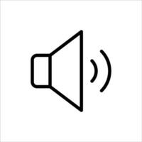 speaker icon vector design template