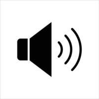 speaker icon vector design template