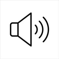 speaker icon vector design template