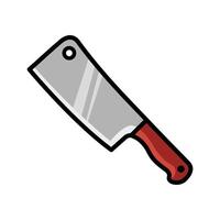 cocina cuchillo icono vector diseño modelo en blanco antecedentes