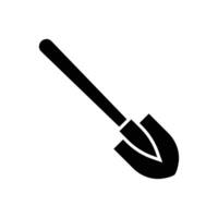 shovel icon vector design template in white background