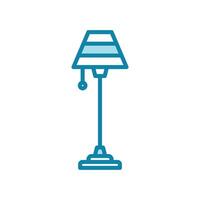 floor lamp icon vector design template in white background