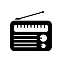 radio icon vector design template in white background