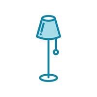 floor lamp icon vector design template in white background