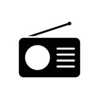 radio icon vector design template in white background