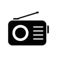 radio icon vector design template in white background