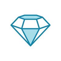 diamond icon vector design template in white background