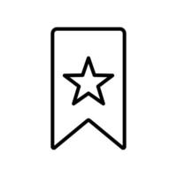 bookmark icon vector design template