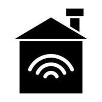 Home Automation Vector Glyph Icon For Personal And Commercial Use.