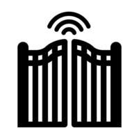 Gate Vector Glyph Icon For Personal And Commercial Use.