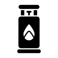 Propane Vector Glyph Icon For Personal And Commercial Use.