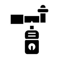 Leak Detector Vector Glyph Icon For Personal And Commercial Use.