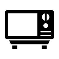 Microwave Vector Glyph Icon For Personal And Commercial Use.