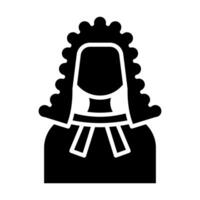 Judge Vector Glyph Icon For Personal And Commercial Use.