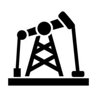 Oil Field Vector Glyph Icon For Personal And Commercial Use.