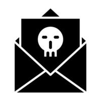 Blackmail Vector Glyph Icon For Personal And Commercial Use.