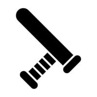 Baton Vector Glyph Icon For Personal And Commercial Use.