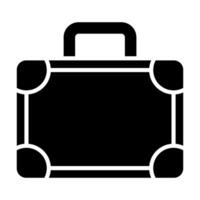 Briefcase Vector Glyph Icon For Personal And Commercial Use.