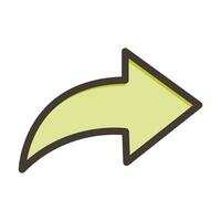 Reply Thick Line Filled Colors For Personal And Commercial Use. vector