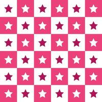 Pink star. star pattern. star pattern background. star background. Seamless pattern. for backdrop, decoration, Gift wrapping vector