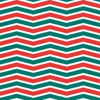 Red and green zigzag pattern. zigzag line pattern. zigzag seamless pattern. Decorative elements, clothing, paper wrapping, bathroom tiles, wall tiles, backdrop, background, Christmas decorate. vector