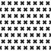 Black cross pattern. Cross vector pattern. Cross pattern.  Seamless geometric pattern for clothing, wrapping paper, backdrop, background, gift card, decorating.