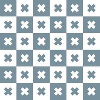 Grey cross pattern. Cross vector pattern. Cross pattern.  Seamless geometric pattern for clothing, wrapping paper, backdrop, background, gift card, decorating.