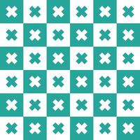 Green cross pattern. Cross vector pattern. Cross pattern.  Seamless geometric pattern for clothing, wrapping paper, backdrop, background, gift card, decorating.