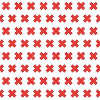 Red cross pattern. Cross vector pattern. Cross pattern.  Seamless geometric pattern for clothing, wrapping paper, backdrop, background, gift card, decorating.