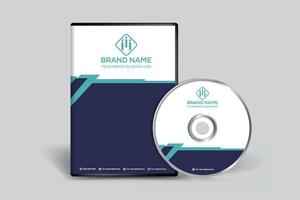 DVD cover design template vector