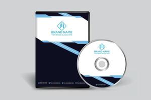 DVD cover design template vector