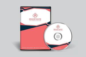 DVD cover design template vector