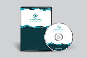 Corporate DVD cover template vector