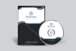 DVD cover design template vector