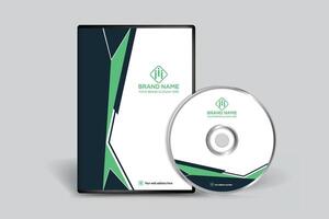 Corporate DVD cover template vector