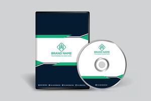 DVD cover design template vector