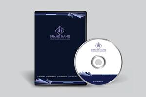 DVD cubrir diseño modelo Bosquejo vector