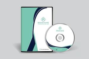 Corporate DVD cover template vector