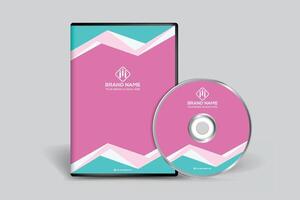 Corporate DVD cover template vector