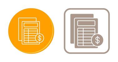 Invoice Vector Icon